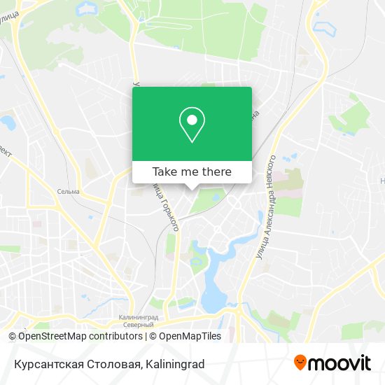 Курсантская Столовая map