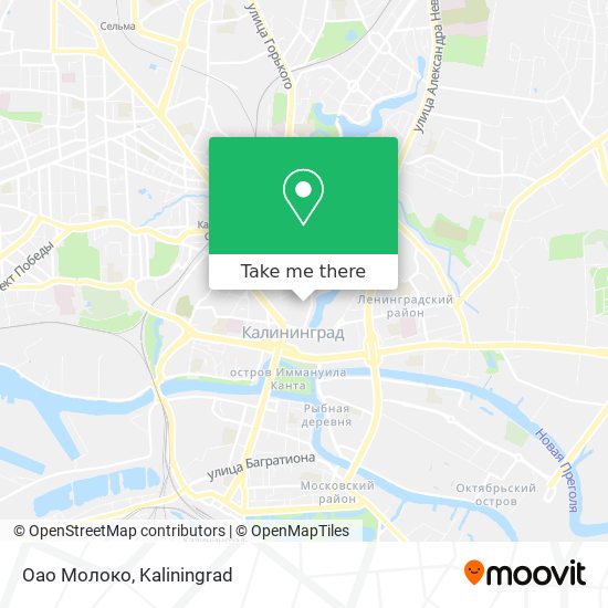 Оао Молоко map