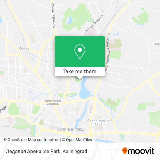 Ледовая Арена Ice Park map