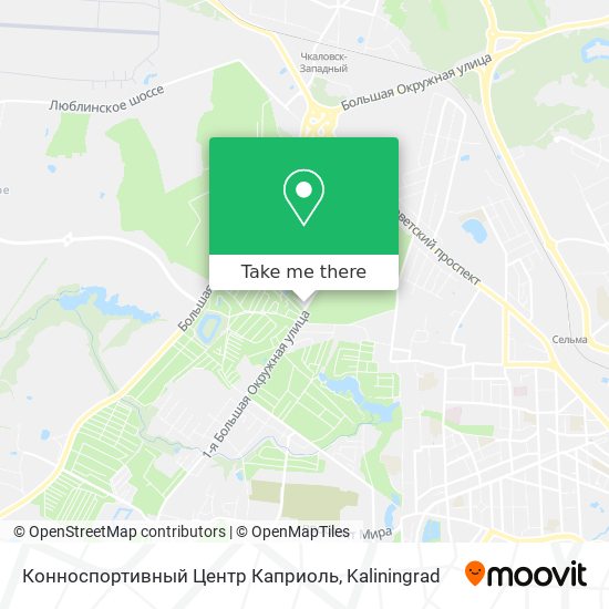 Конноспортивный Центр Каприоль map