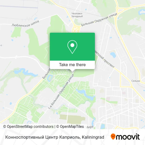 Конноспортивный Центр Каприоль map