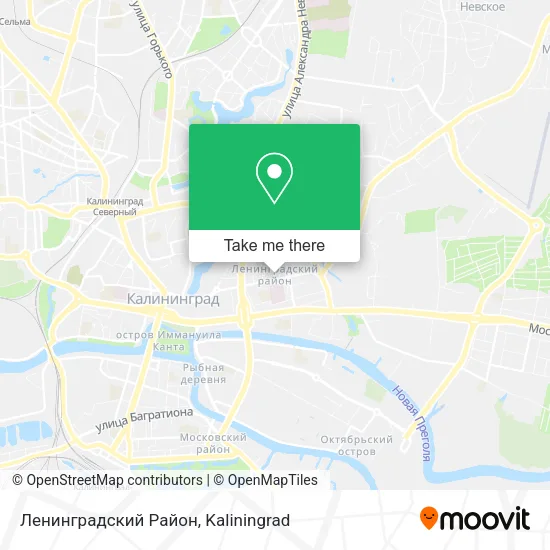 Ленинградский Район map