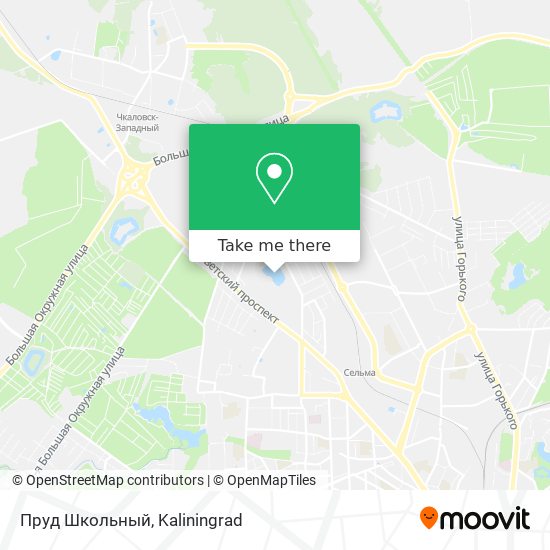 Пруд Школьный map