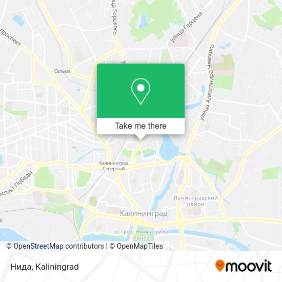 Нида map