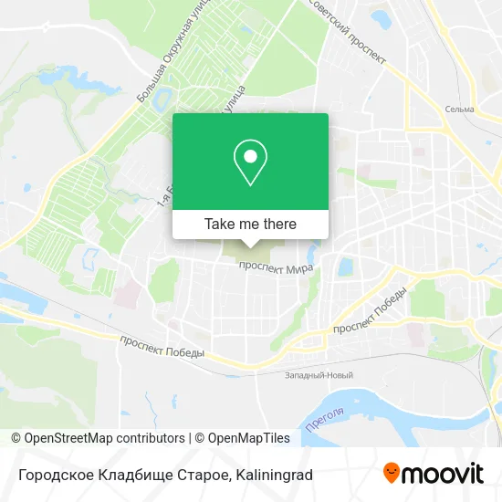 Городское Кладбище Старое map