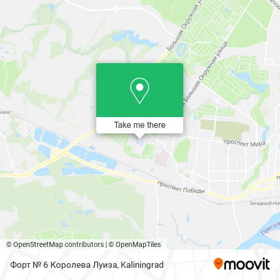 Форт № 6 Королева Луиза map