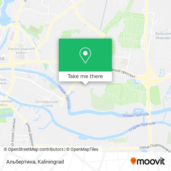 Альбертина map