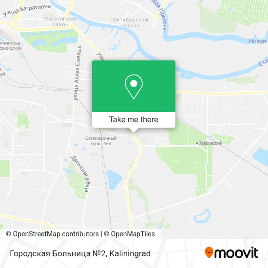 Городская Больница №2 map