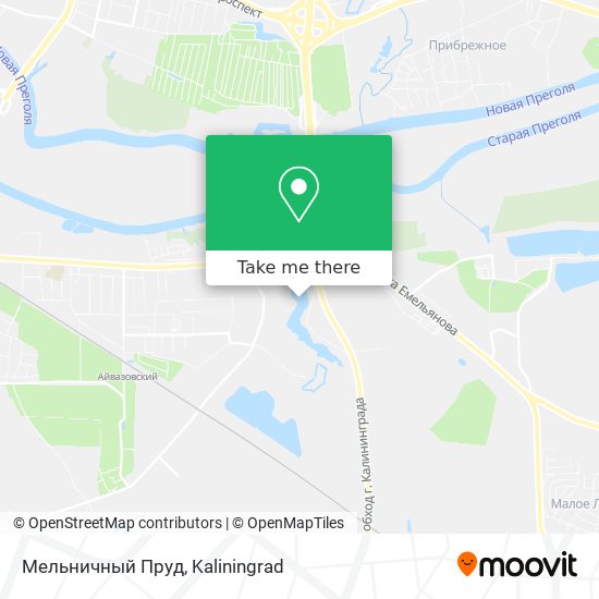 Мельничный Пруд map