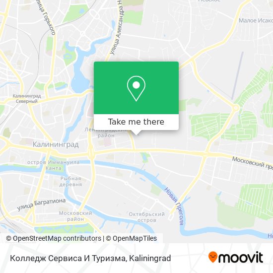 Колледж Сервиса И Туризма map