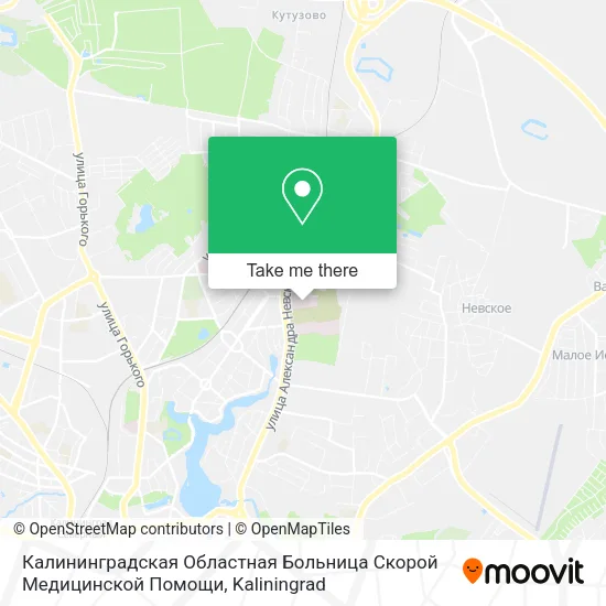 Калининградская Областная Больница Скорой Медицинской Помощи map