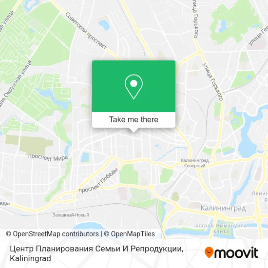 Центр Планирования Семьи И Репродукции map