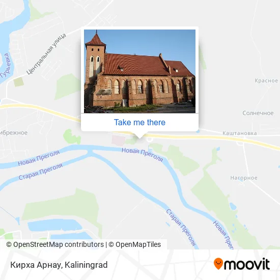 Кирха Арнау map