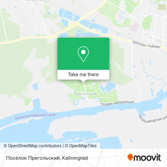 Посёлок Прегольский map
