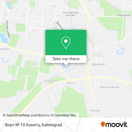 Форт № 10 Канитц map