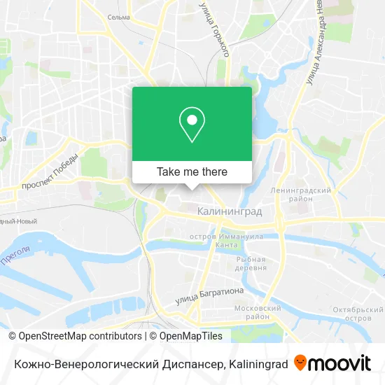 Кожно-Венерологический Диспансер map