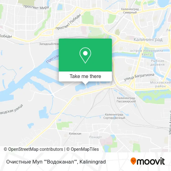 Очистные Муп ""Водоканал"" map