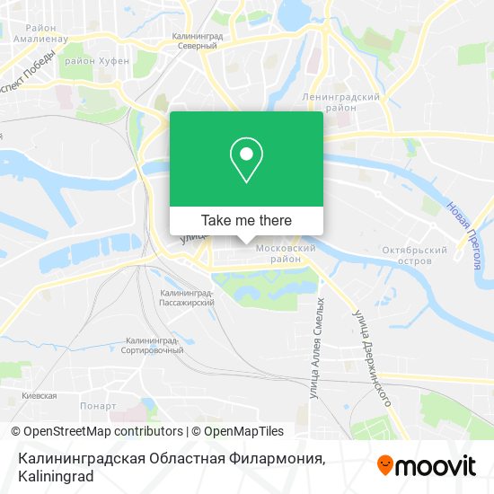 Калининградская Областная Филармония map