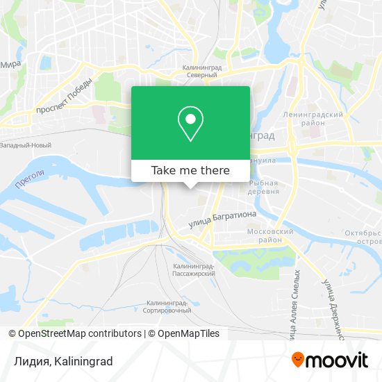 Лидия map