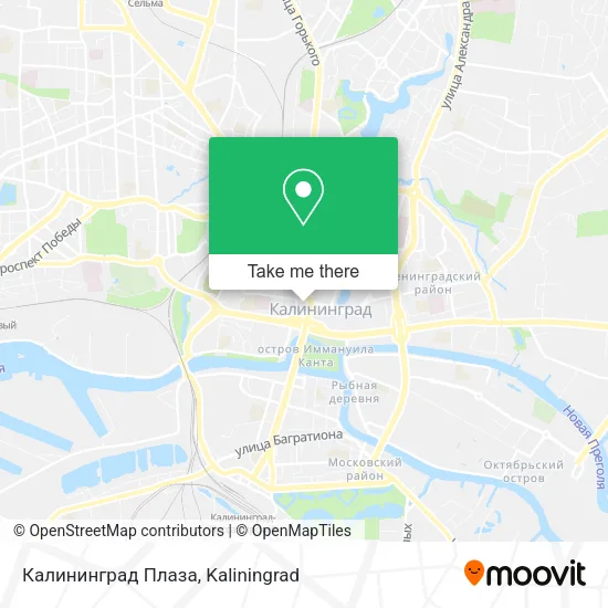 Калининград Плаза map