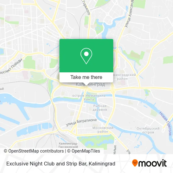 Exclusive Night Club and Strip Bar map