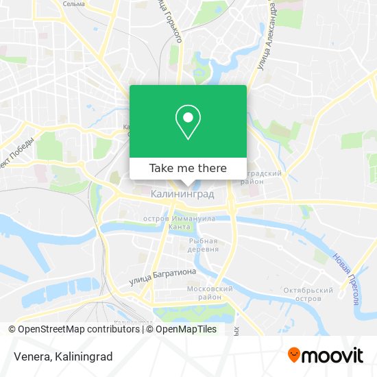 Venera map