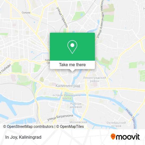 In Joy map