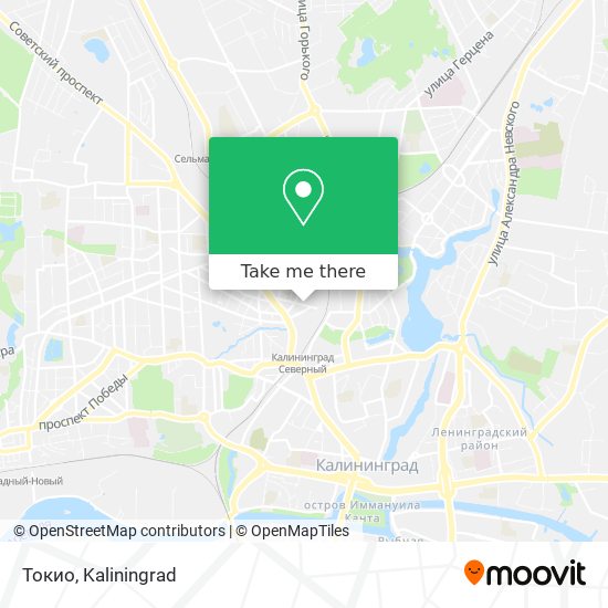 Токио map