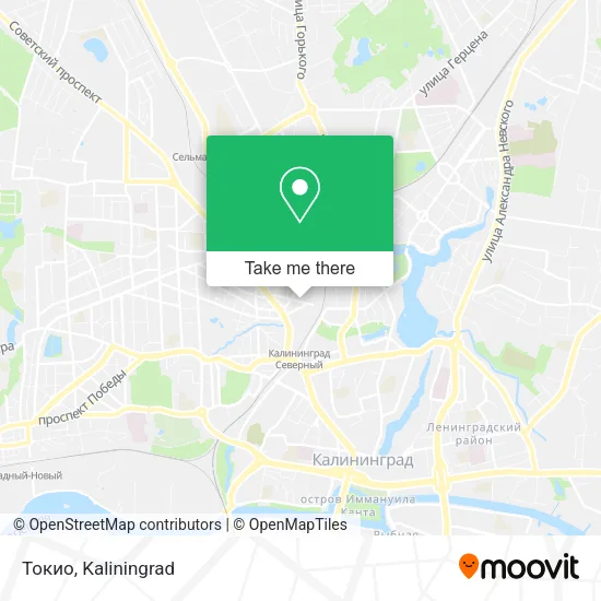 Токио map