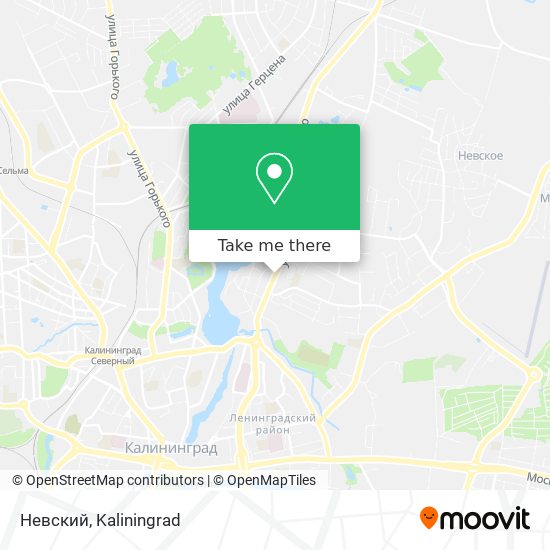 Невский map