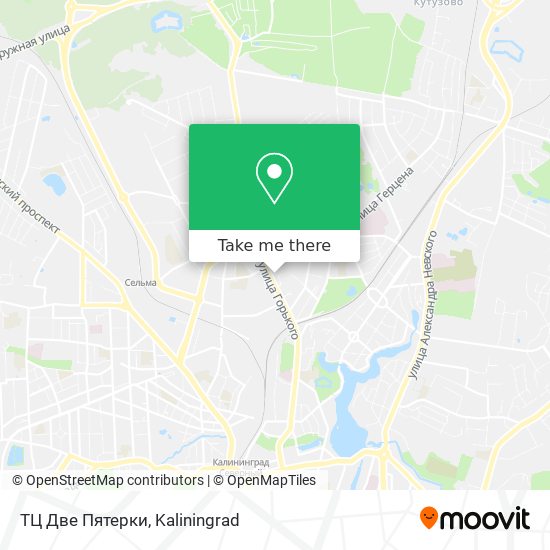 ТЦ Две Пятерки map