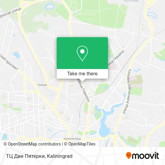 ТЦ Две Пятерки map