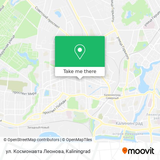 ул. Космонавта Леонова map