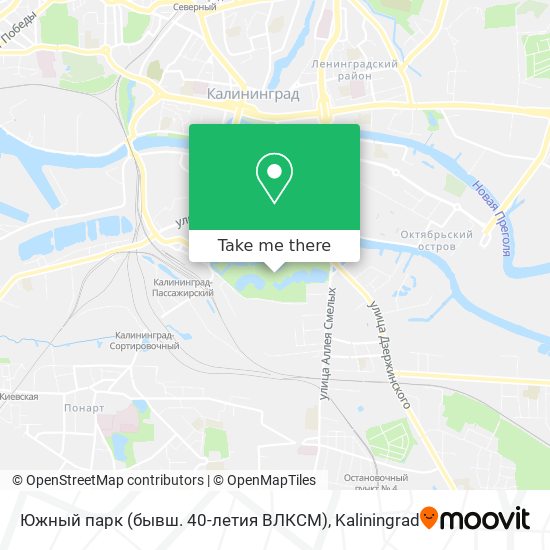 Южный парк (бывш. 40-летия ВЛКСМ) map