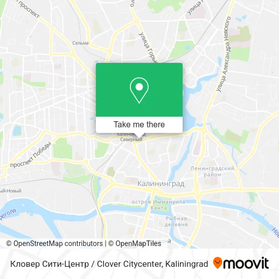 Кловер Сити-Центр / Clover Citycenter map