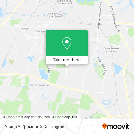 Улица У. Громовой map