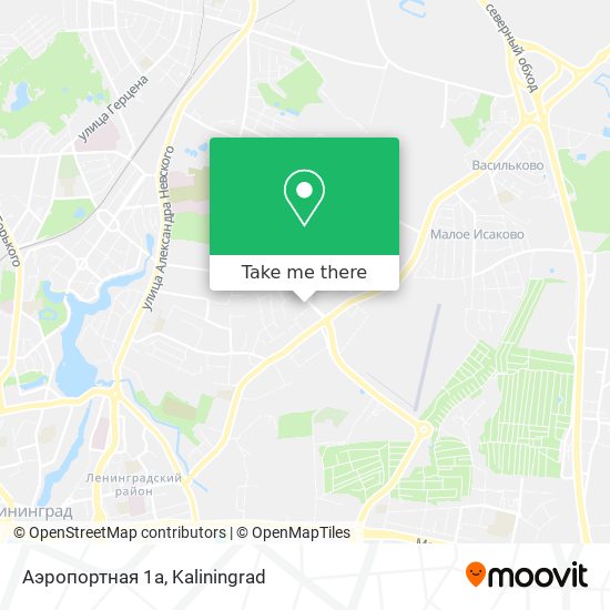 Аэропортная 1а map