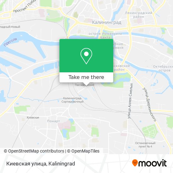 Киевская улица map