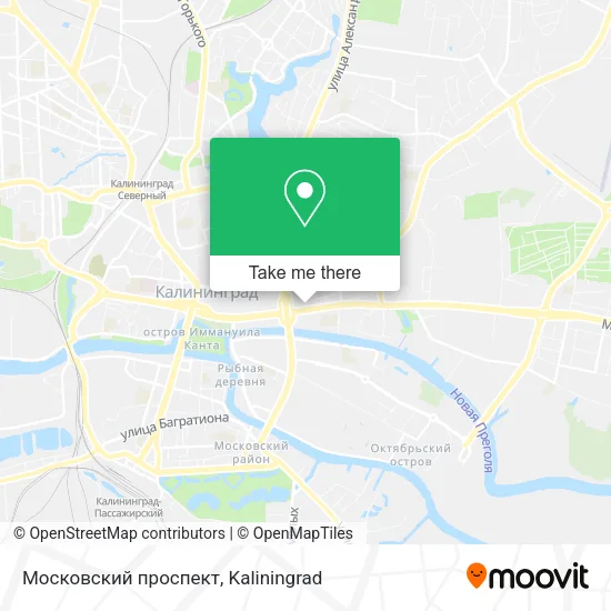 Московский проспект map