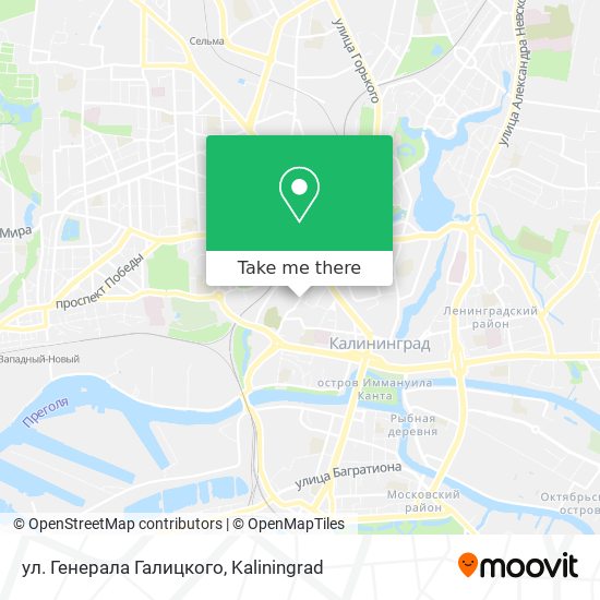 ул. Генерала Галицкого map