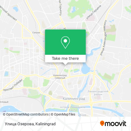 Улица Озерова map