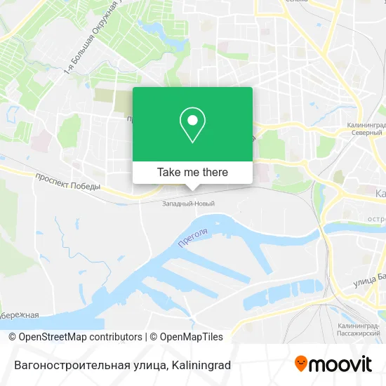Вагоностроительная улица map