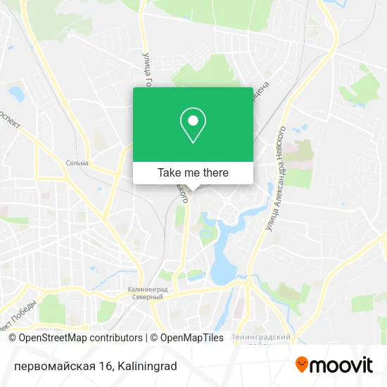 первомайская 16 map