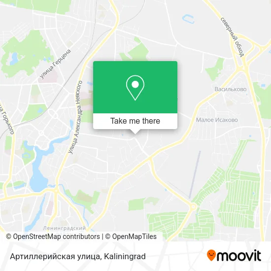Артиллерийская улица map