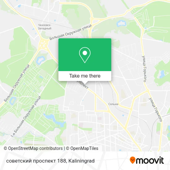 советский проспект 188 map