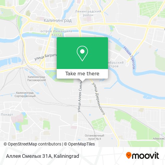 Аллея Смелых 31А map