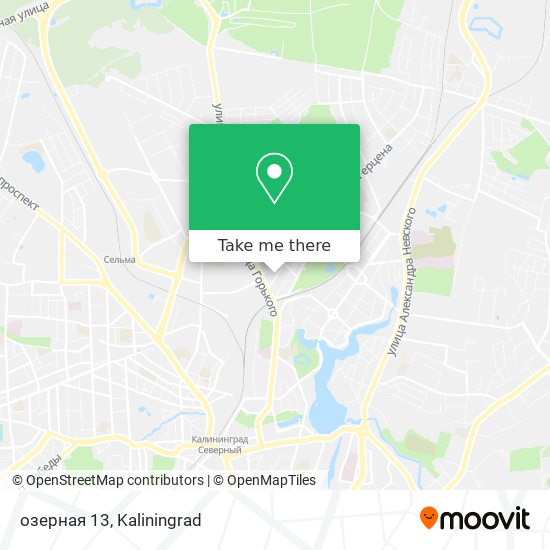 озерная 13 map