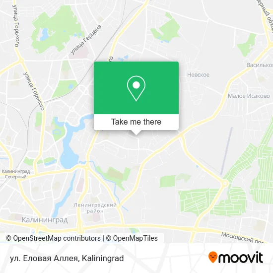 ул. Еловая Аллея map