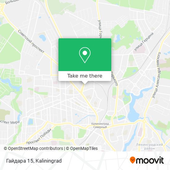 Гайдара 15 map