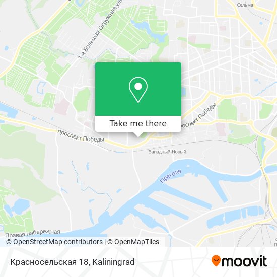 Красносельская 18 map